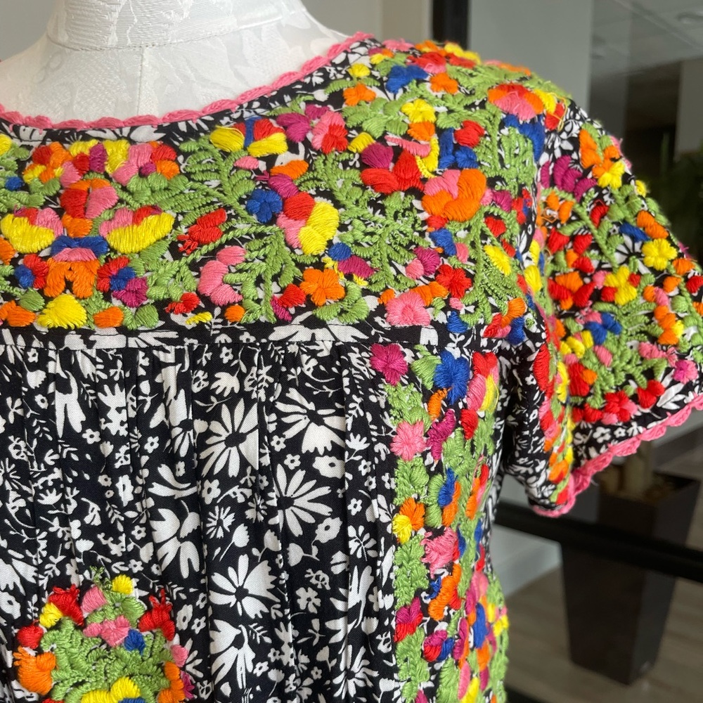 NEW Sister Mary embroidered dress. Perfect for your Cinco de Mayo celebration.
